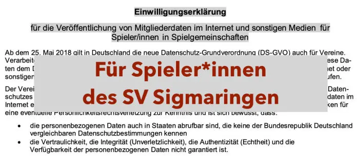 Einwilligung SVS